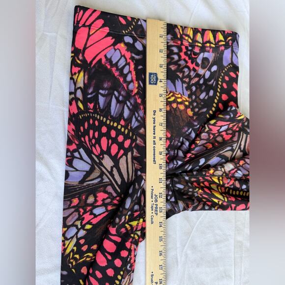 Yitty Mesh Me Smoothing High Waist Short Butterfly Wings Print Womens Medium - Picture 9 of 11